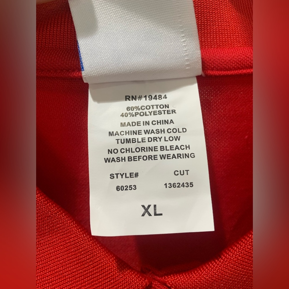High Performance Identity HPI red polo XL - Picture 4 of 4